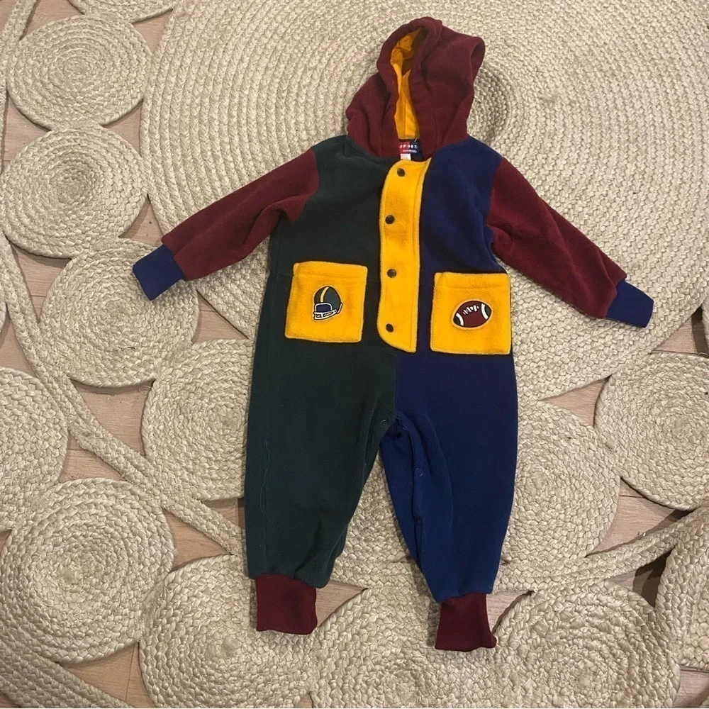 Vintage Gymboree football suit 12-18m boys